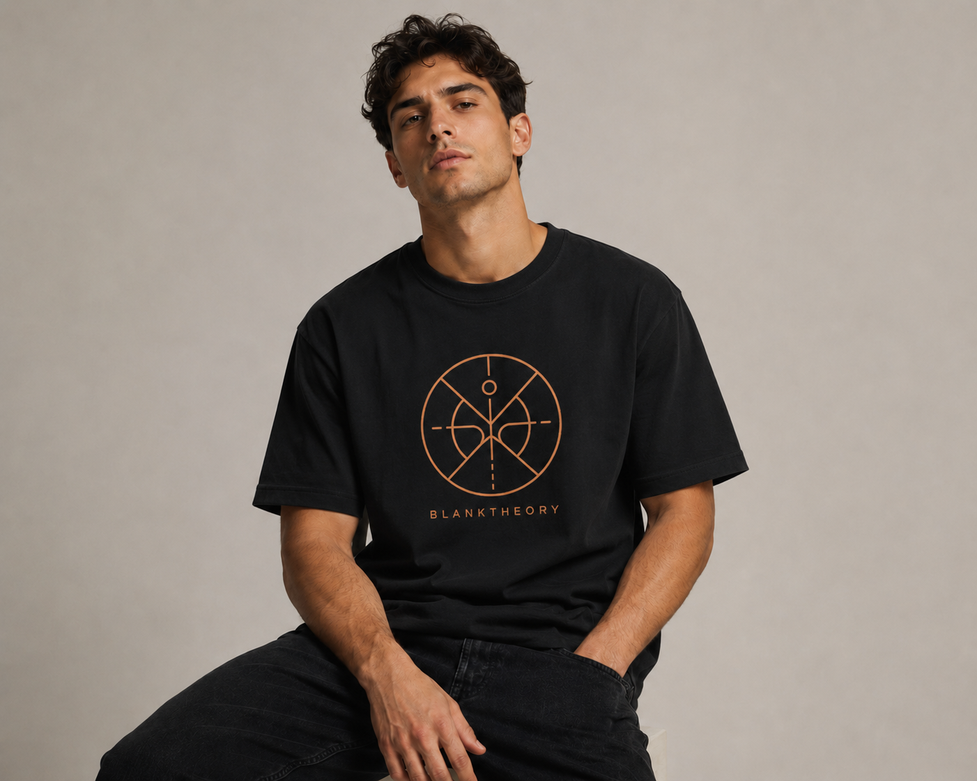 BlankTheory Minimal Symbol Oversized Tee