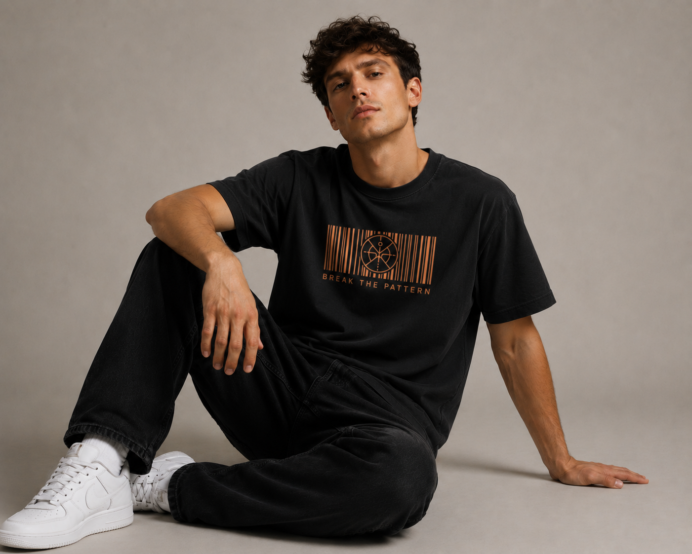 Break The Pattern Oversized Tee