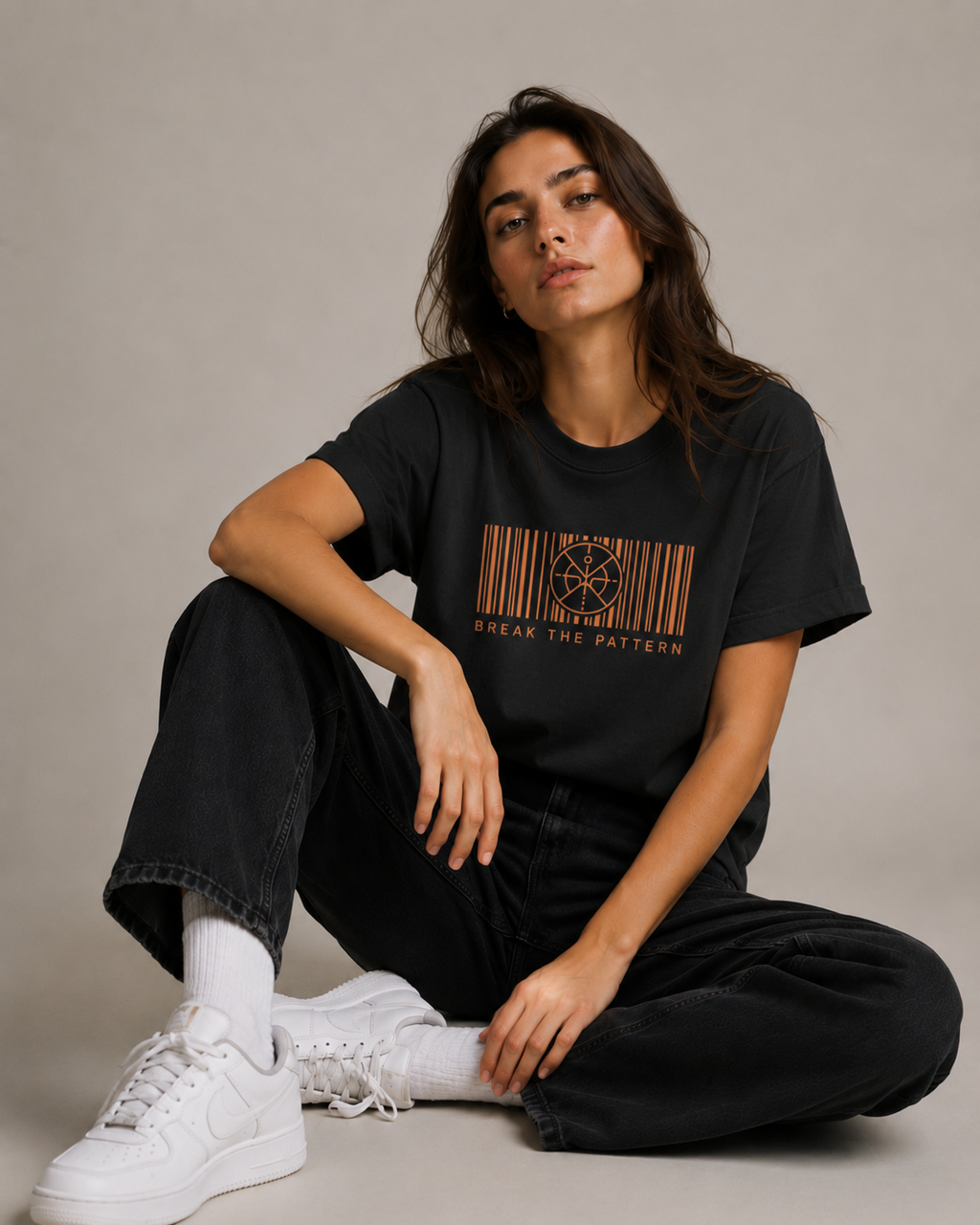 Break The Pattern Oversized Tee
