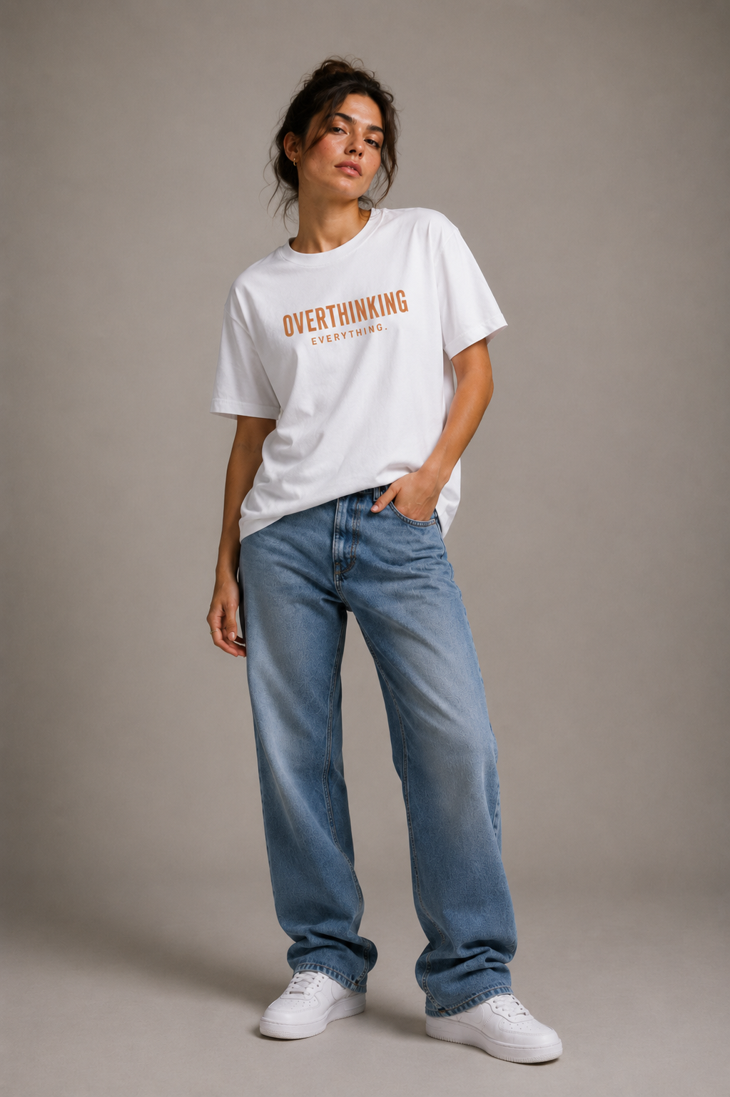 Overthinking Everything Oversized Tee