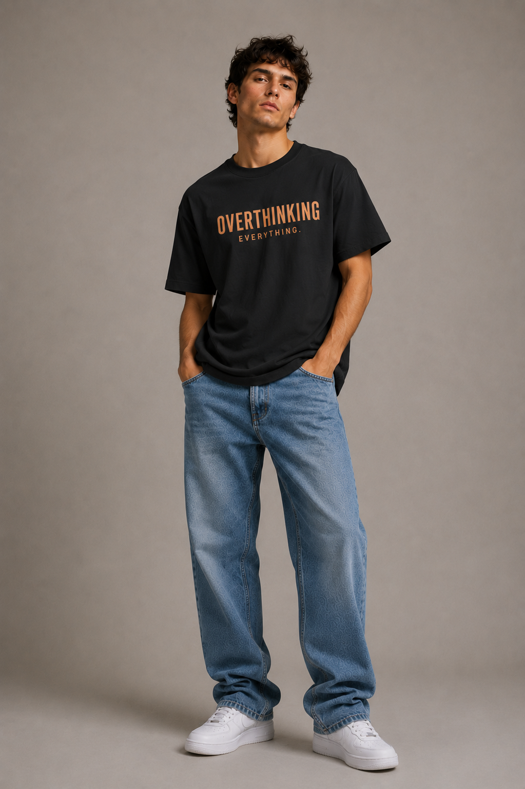 Overthinking Everything Oversized Tee
