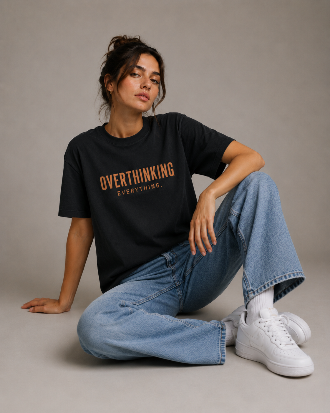 Overthinking Everything Oversized Tee