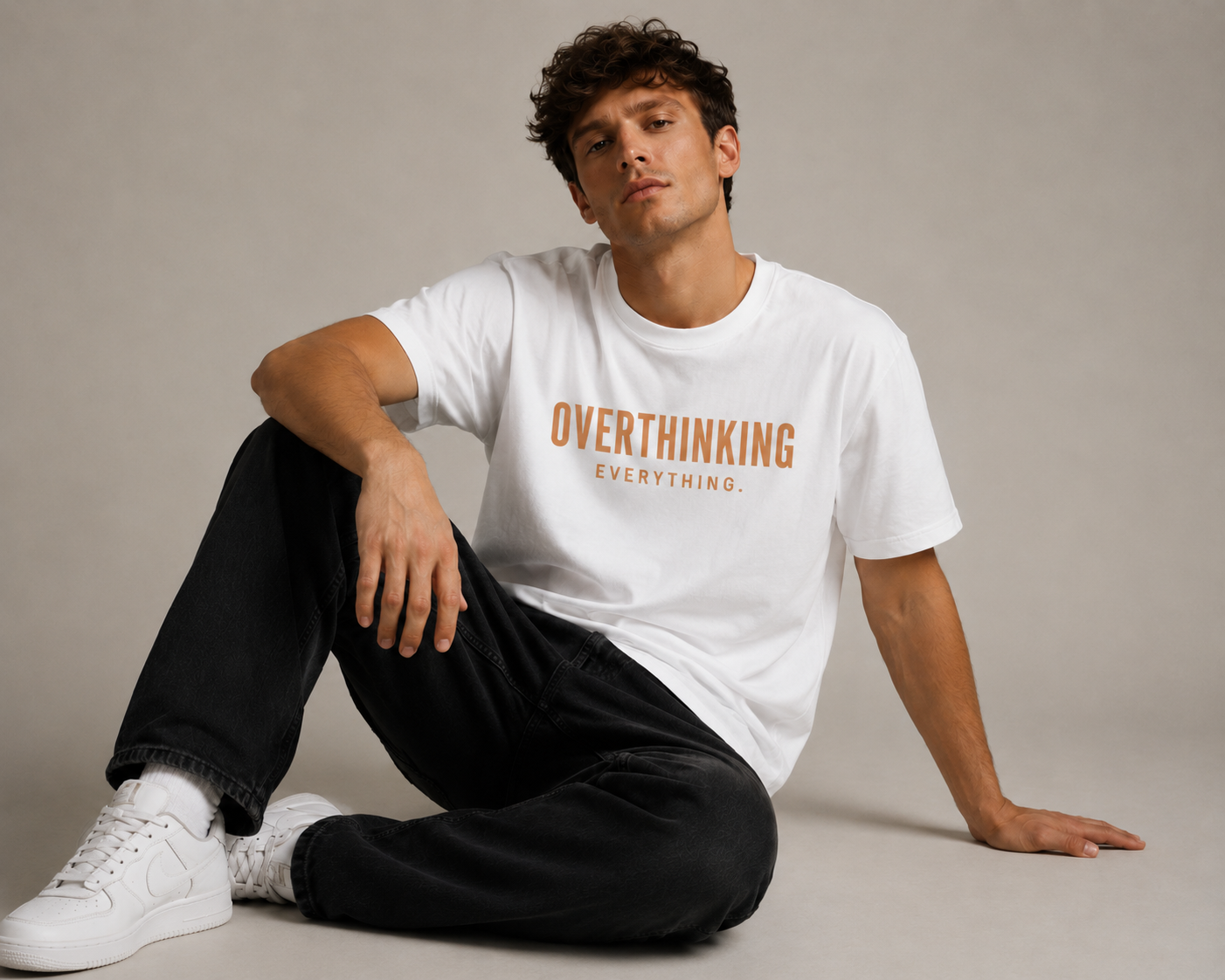 Overthinking Everything Oversized Tee